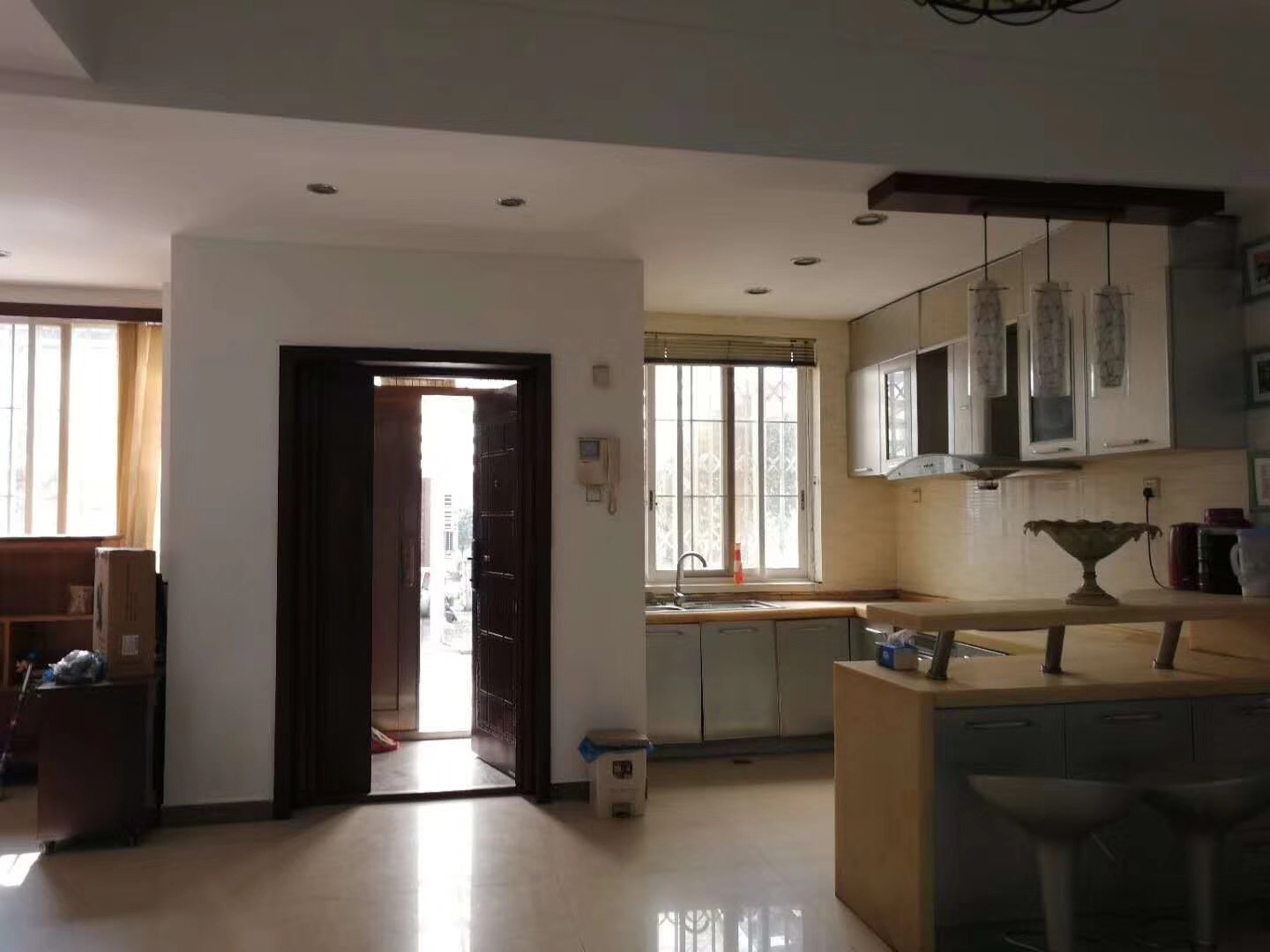 益陽100平米英倫風廚房裝修效果圖