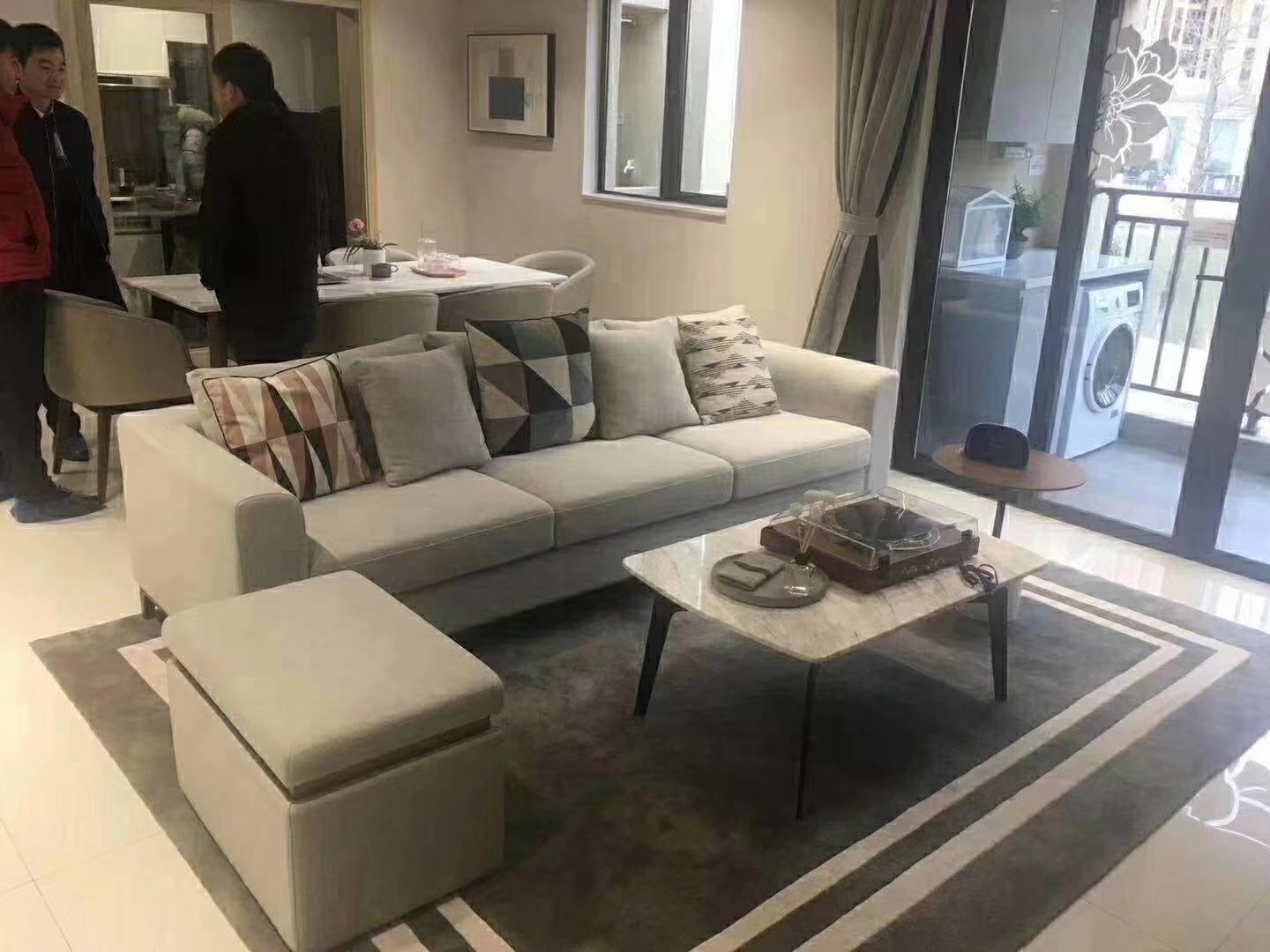 長沙115平米北歐現代裝修客廳效果圖