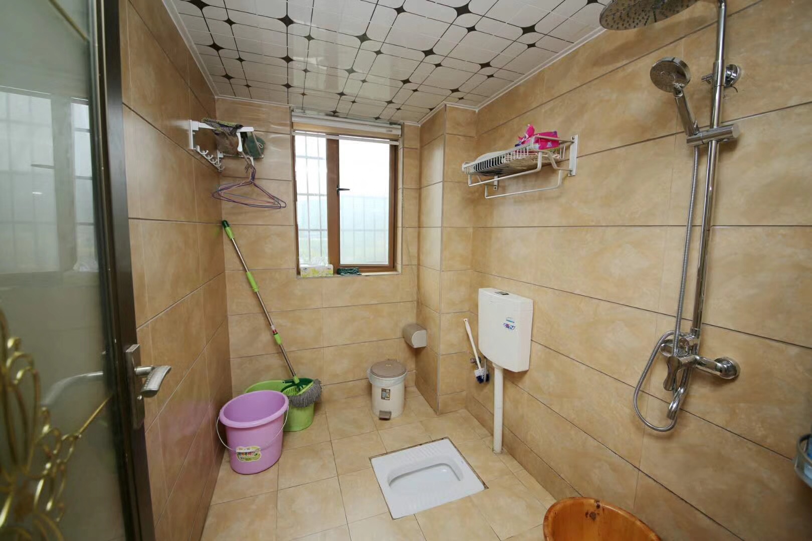 長沙云頂翠峰128平米新中式衛生間裝修效果圖