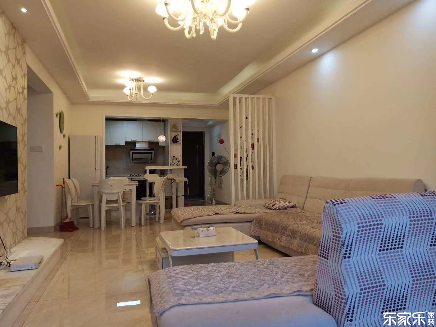 115平米北歐現代風格客廳裝修效果圖