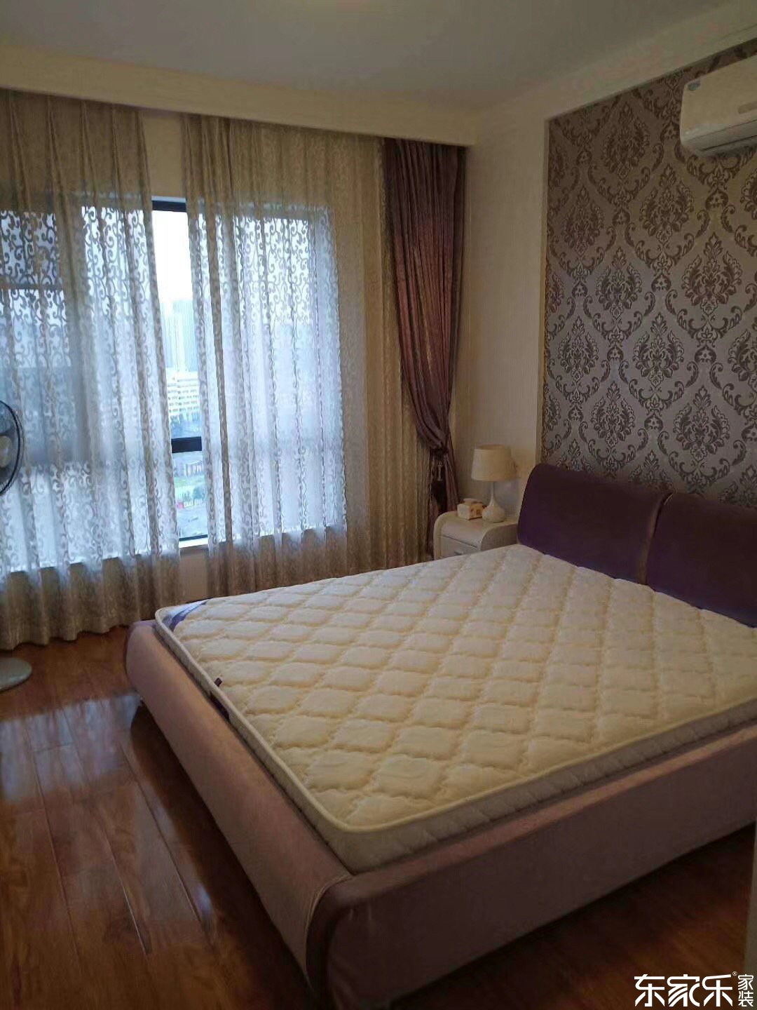 115平米北歐現代風格主臥裝修效果圖