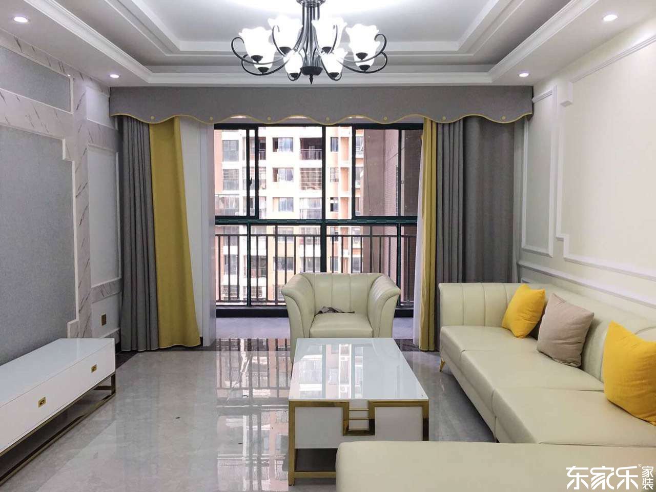 衡陽金碧華府100平現代簡約風格裝修案例