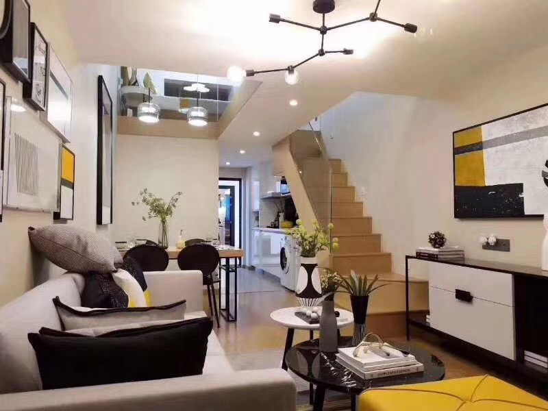 長沙碧桂園60平米復式樓現代風格裝修案例